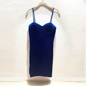 Forever 21 Bustier Velvet Mini-Dress